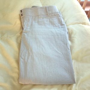 Pinstripe capris from loft